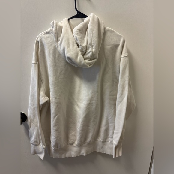 WHITE NIKE EMBROIDERED HOODIE SIZE SMALL - Picture 2 of 3